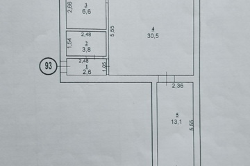 2-к квартира, 59,1 м², 4/5 эт.